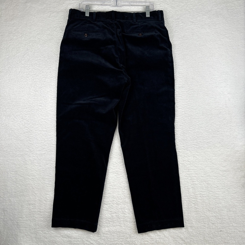90s Vintage Polo Ralph Lauren Corduroy Pants Men's 35x30 Royal Blue - Picture 6 of 14